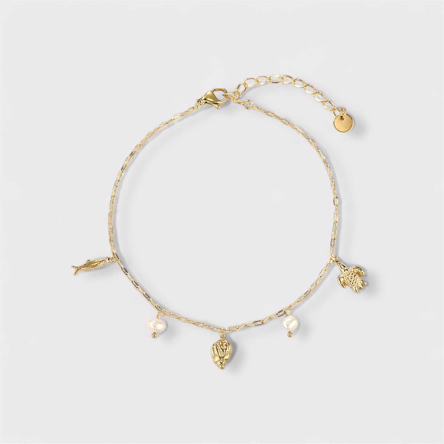 Encanto da Costa | Pulseira de Tornozelo com conchas marinhas