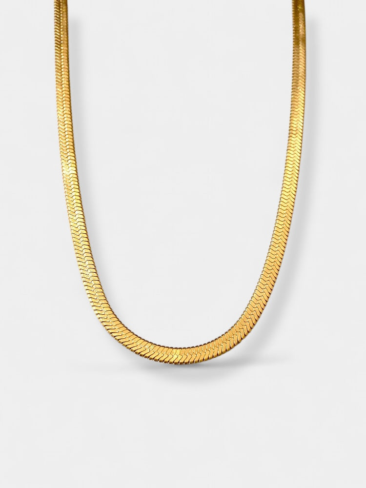 Brilho Salgado | Colar chapado em ouro 14k