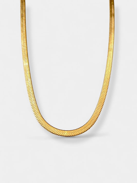 Brilho Salgado | Colar chapado em ouro 14k