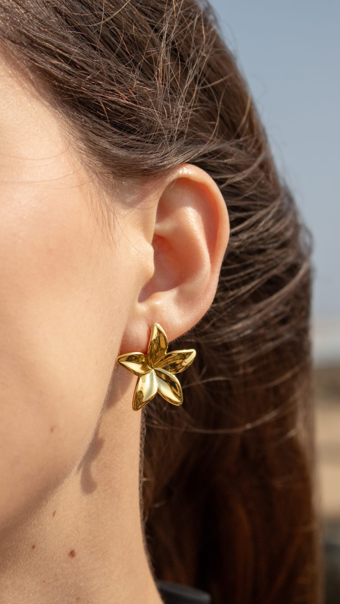 Flor da Praia | Brincos em forma de flor