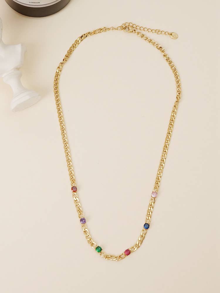 Cristal | Colar com Cristais Coloridos