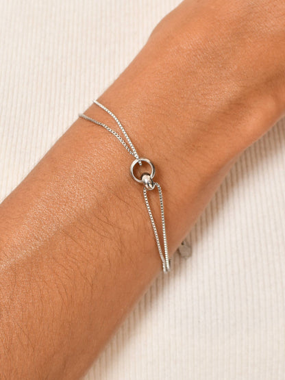 Enlazados | Pulseira com anéis ligados