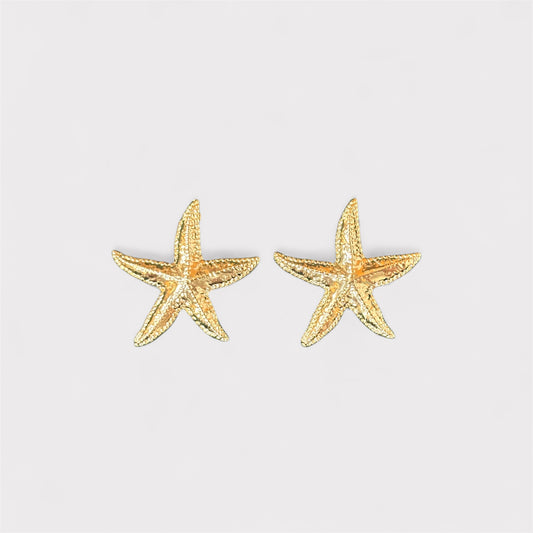 Estrelas do Entardecer | Brincos em forma de estrela-do-mar