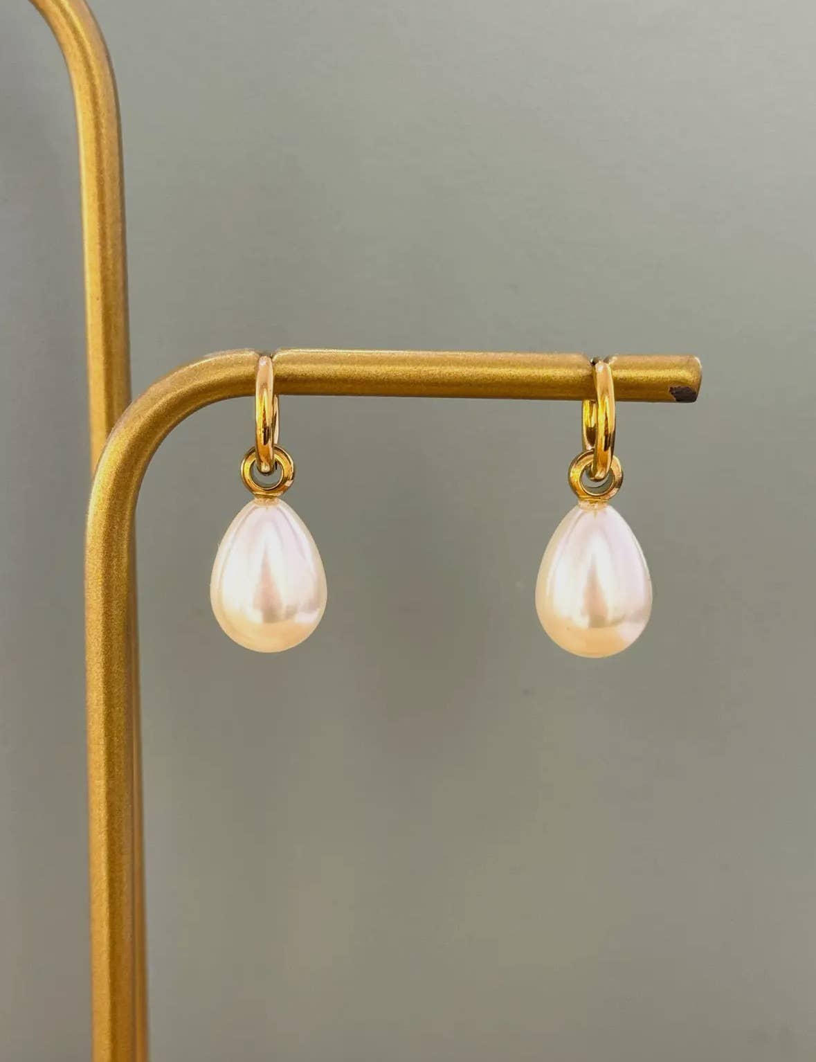 Brisa do Mar | Brincos chapados em ouro 14k