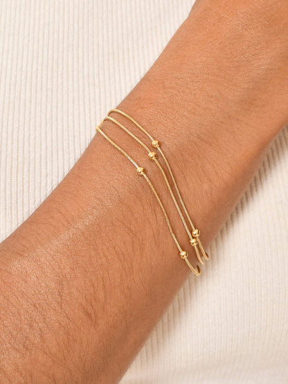 Amber | Pulseira com Bolinhas